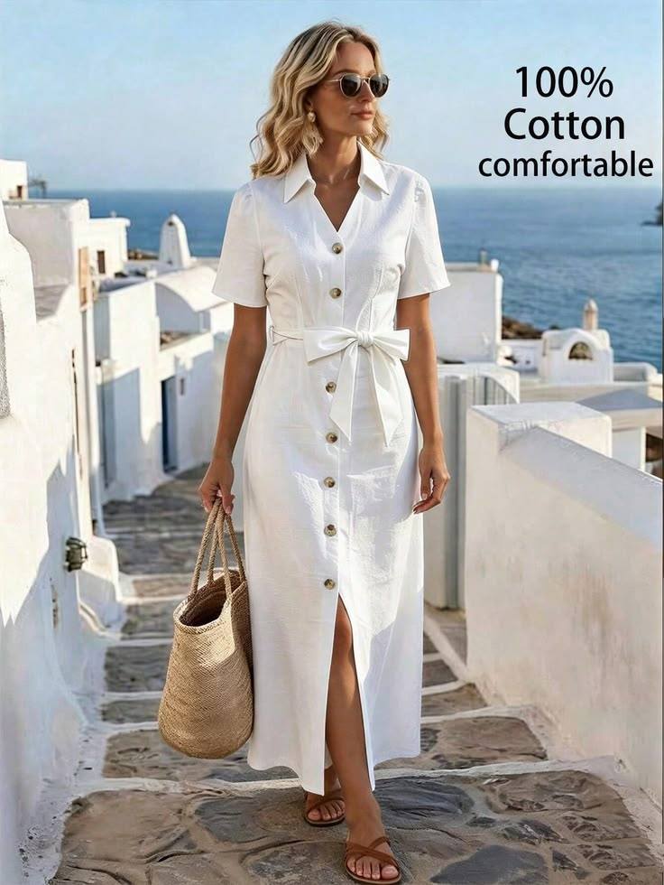 A summer linen look tailored by Sahib.